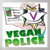 Vegan Police Poster (Voorkant)