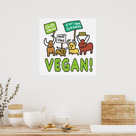 Vegan Poster (Keuken)