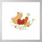 vegan poster (Voorkant)