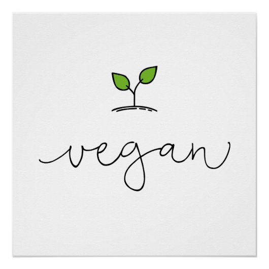 Vegan Poster (Voorkant)