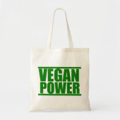 Vegan Power Bag Tote Bag (Voorkant)