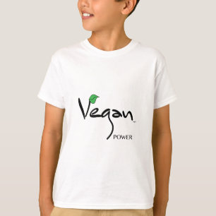 Vegan Power met Green Leaf Cool T-shirt