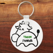 Vegan Power Sleutelhanger (Voorkant)