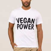 VEGAN POWER T-shirts (Voorkant)