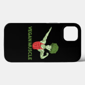 Vegan Power Vegetarian Plant Broccoli Bodybuilding Case-Mate iPhone Case (Achterkant (horizontaal))