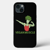 Vegan Power Vegetarian Plant Broccoli Bodybuilding Case-Mate iPhone Case (Achterkant)