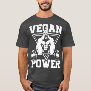 Vegan Power Workout Muscle Gorilla Bodybuilding Cl T-shirt