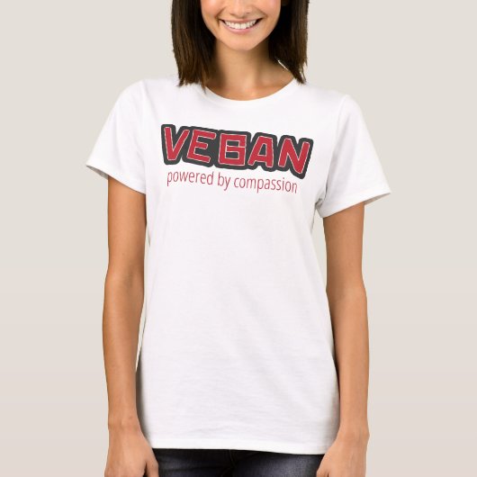 Vegan Powered by Compassion T-shirt (Voorkant)
