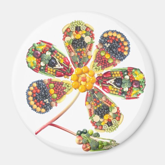 VEGAN PowerFlower Magneet (Voorkant)