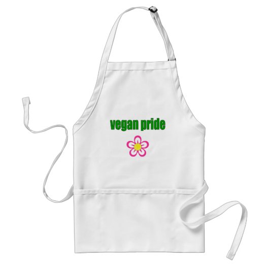 Vegan Pride Apron Standaard Schort (Voorkant)
