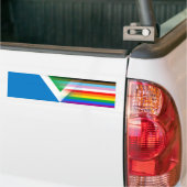 Vegan Pride LGBTQ Bumpersticker (Op Truck)
