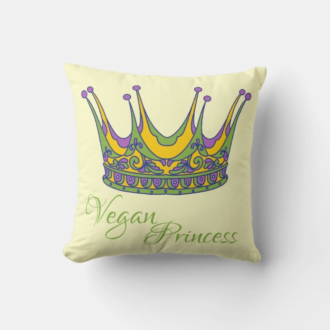 Vegan Princess Kussen (Voorkant)