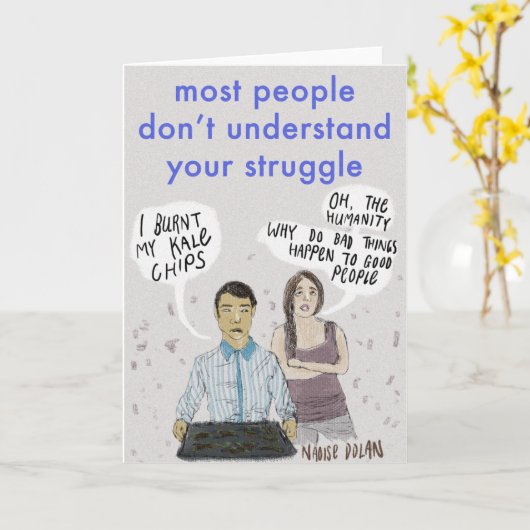 Vegan Problems Kaart (Gele Bloem)