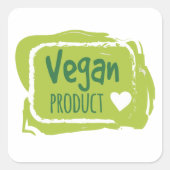 Vegan Product Label (Voorkant)