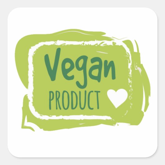 Vegan Product Label (Voorkant)