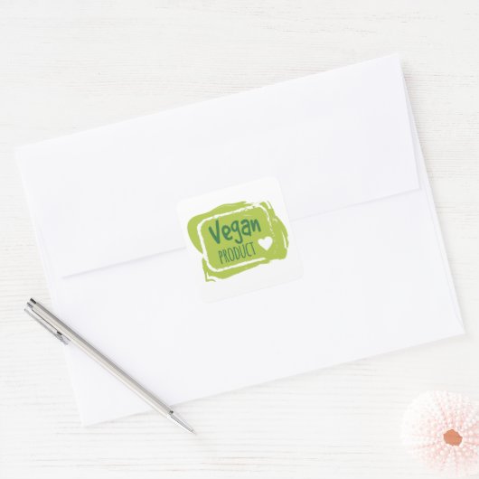 Vegan Product Label (Envelop)