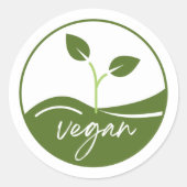 Vegan Product Label (Voorkant)