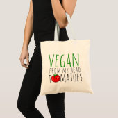 Vegan Pun Canvas tas (Voorkant (product))