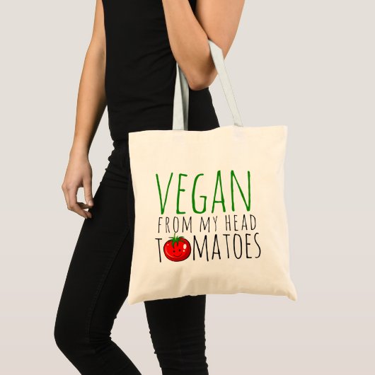 Vegan Pun Canvas tas (Voorkant (product))