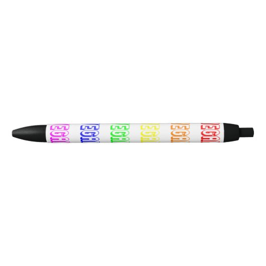 Vegan Rainbow Logo Pen (Voorkant)