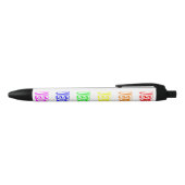 Vegan Rainbow Logo Pen (Bovenkant)
