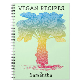 Vegan Recipe Book met Name Notitieboek