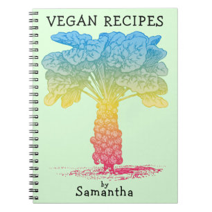 Vegan Recipe Book met Name Notitieboek
