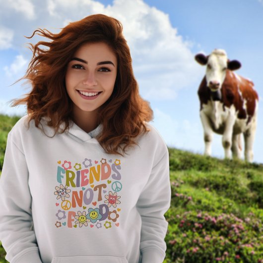 Vegan Retro  Hoodie