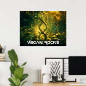VEGAN ROCKS POSTER (Thuiskantoor)