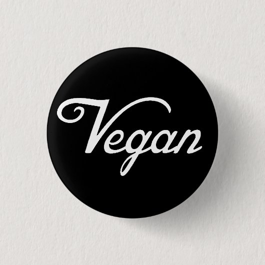 Vegan Ronde Button 3,2 Cm (Voorkant)