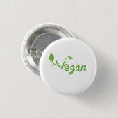 Vegan Ronde Button 3,2 Cm (Voorkant /achterkant)