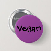 Vegan Ronde Button 5,7 Cm (Voorkant /achterkant)