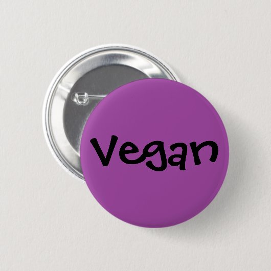 Vegan Ronde Button 5,7 Cm (Voorkant /achterkant)