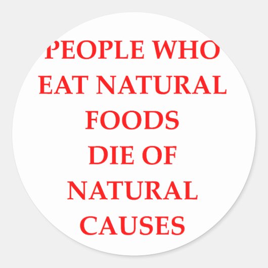 vegan ronde sticker (Voorkant)