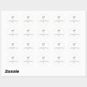 Vegan Ronde Sticker (Vel)