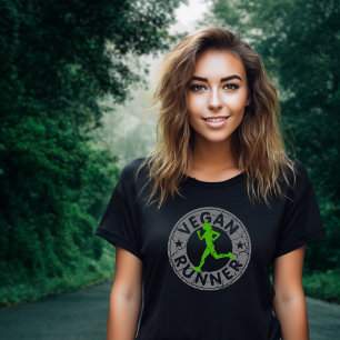 Vegan Runner,  groene training T-shirt