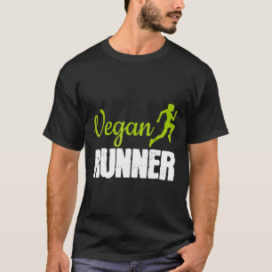 Vegan Runner Hardlopen Joggen Vegan Dieet en Sport T-shirt
