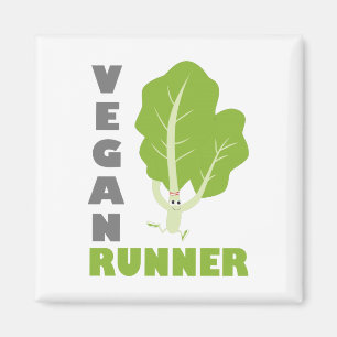 Vegan Runner - Kale Magneet