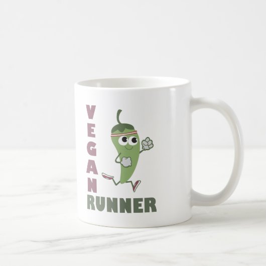 Vegan Runner - Runner Pepper Koffiemok (Rechts)