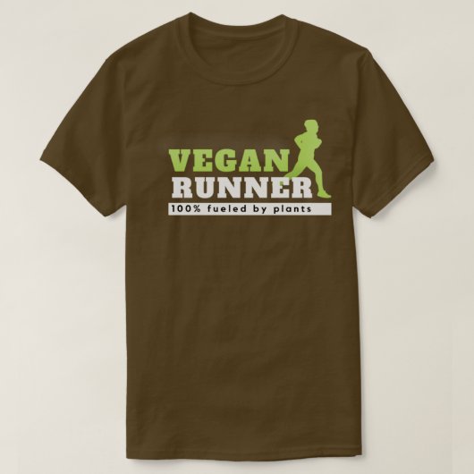 vegan runner  sports shirt Active  (Design voorkant)