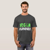 Vegan Runner voor Male Vegan Athlete T-shirt (Voorkant volledig)
