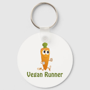 Vegan Runner - Wortel Sleutelhanger
