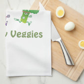 Vegan Runners - aangedreven door Veggies Theedoek (Quarter Fold)