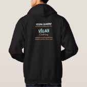 Vegan Running 2011 Hoodie (Achterkant)