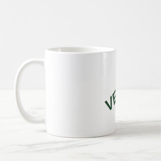 VEGAN Schuin Beker Koffiemok (Links)