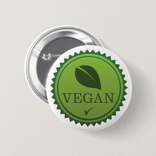 Vegan Seal Ronde Button 5,7 Cm (Voorkant /achterkant)