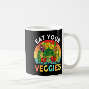 Vegan Shirt Kinder Peuter Boys Eet Je Groenten Veg Koffiemok