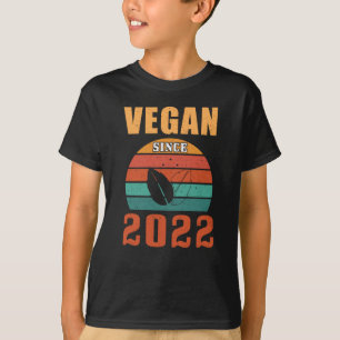 Vegan sinds 2022 Vegan Gift T-shirt