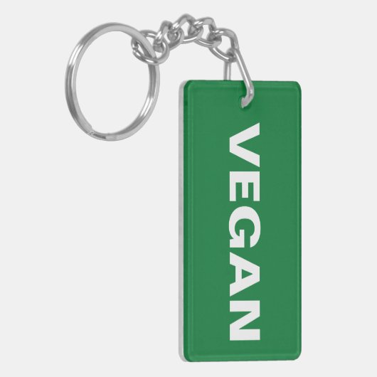 VEGAN SLEUTELHANGER (Voorkant Links)