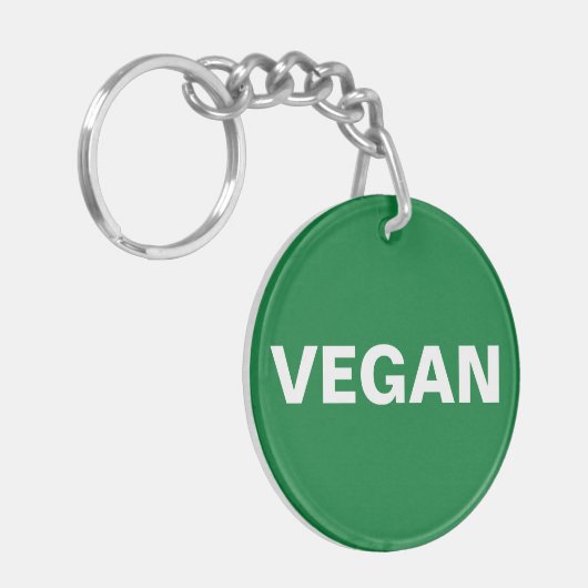 VEGAN SLEUTELHANGER (Voorkant Links)
